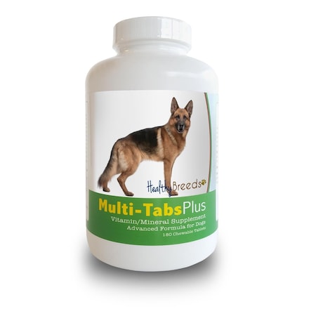 Healthy Breeds German Shepherd Multi-Tabs Plus Chewable Tablets, 180PK 840235140270